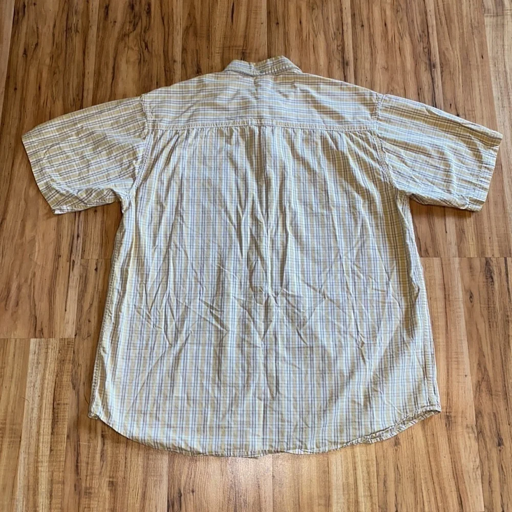 North face men’s short sleeve A5 series XL plaid